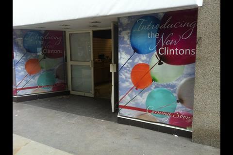 Clinton Cards' Cheapside store